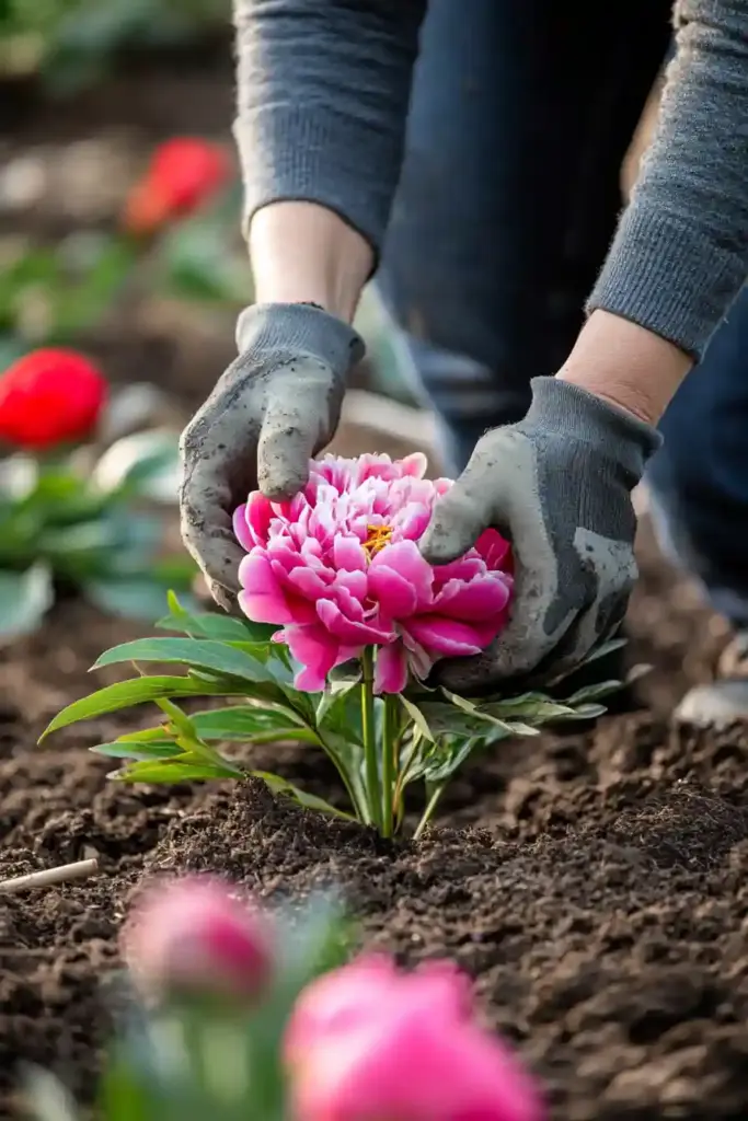 Peony Care Made Easy: A Complete Guide to Growing Stunning Peonies How to Plant Peonies the Right Way