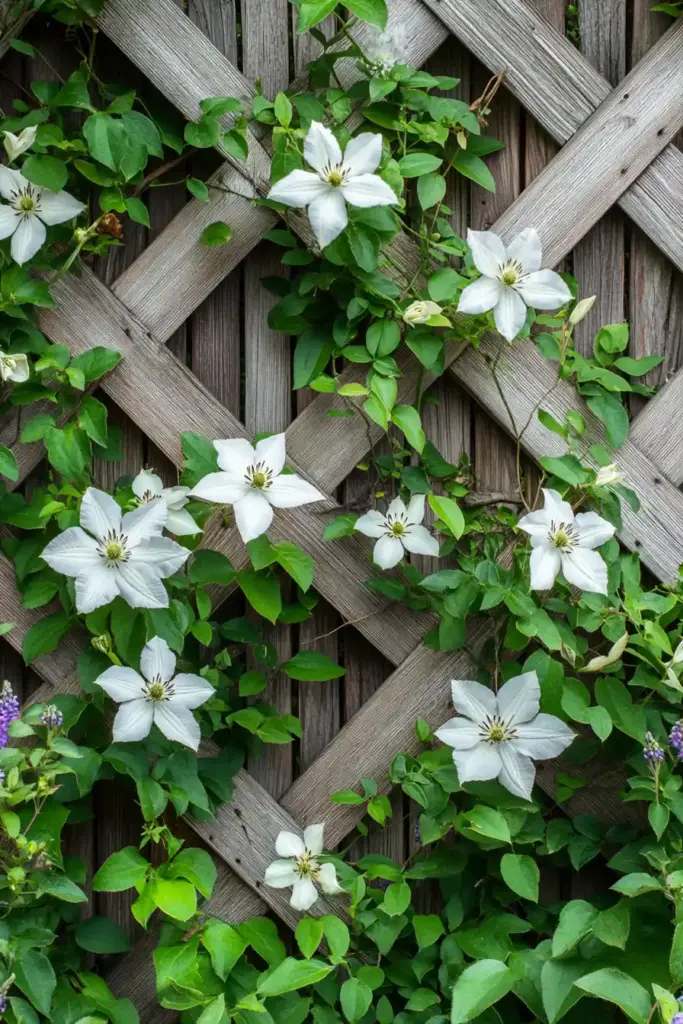 10 Garden Trellis Ideas for Vertical Gardening 🛡️ 5. Boost Privacy with Evergreen Trellis Walls