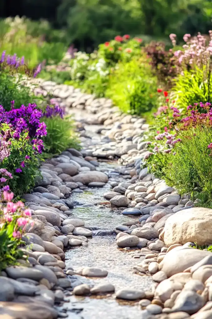 27 Stunning Rock Landscape Ideas for Your Garden 5. Succulent-Filled Rock Garden