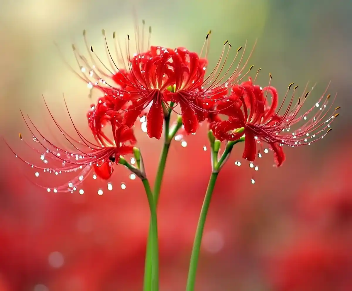 a close up of flowers