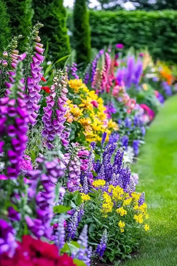 Top Low Maintenance Perennials for an Effortless Backyard Oasis Effortless backyard oasis with colorful perennials arranged in a neat border, highlighting sustainable garden design