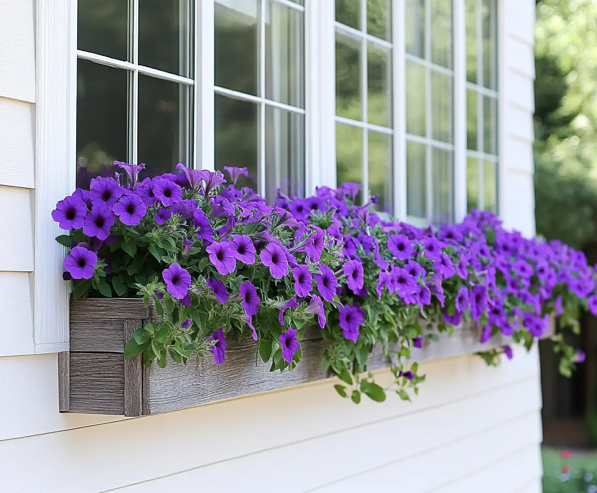 Window Flower Boxes That Bloom Beautifully from Spring to Fall