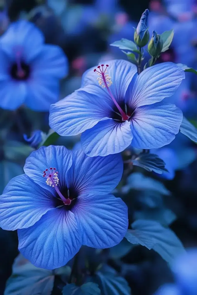 💙 Blue Hibiscus