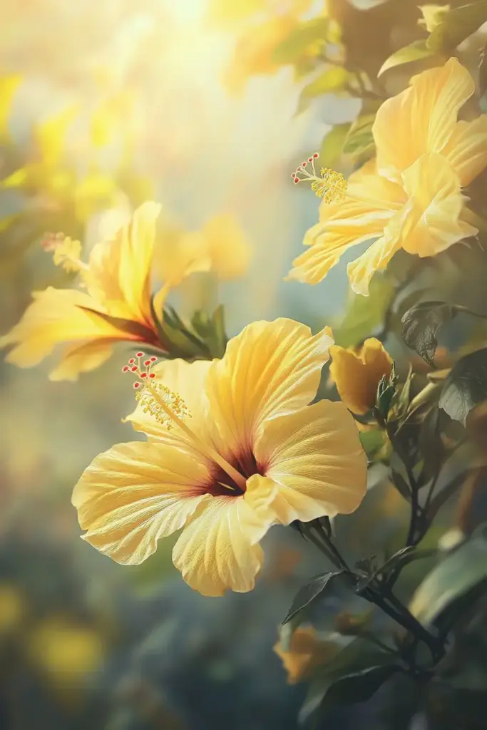 💛 Yellow Hibiscus