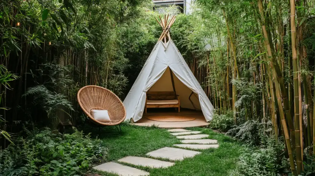 1. Bamboo Teepee