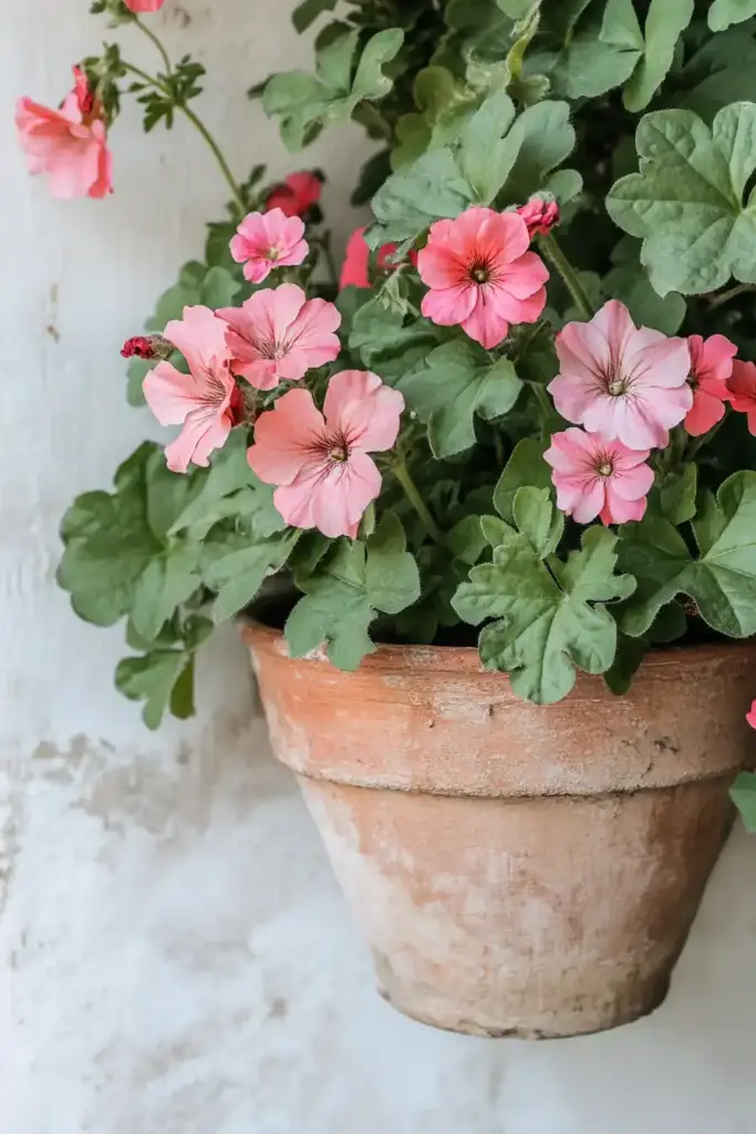 The Green Thumb Series: Front Porch Flower Pots Geraniums