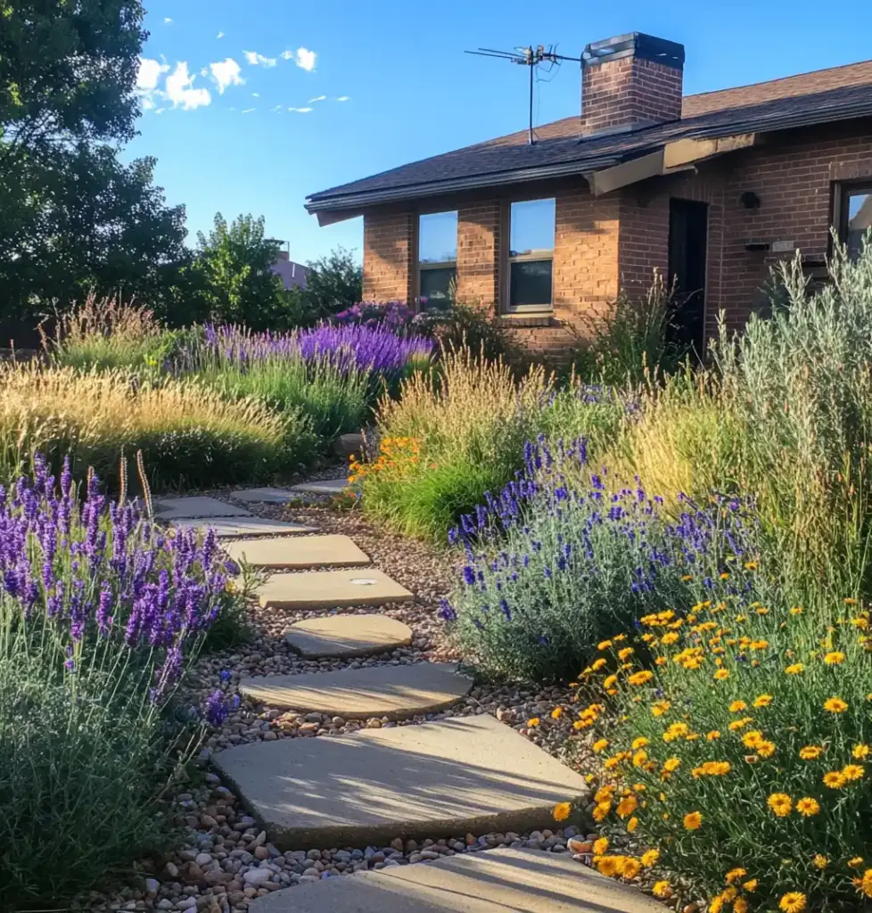 Modern Front Yard Landscaping Ideas for Max Curb Appeal 🌿 1. Incorporate Native Plants