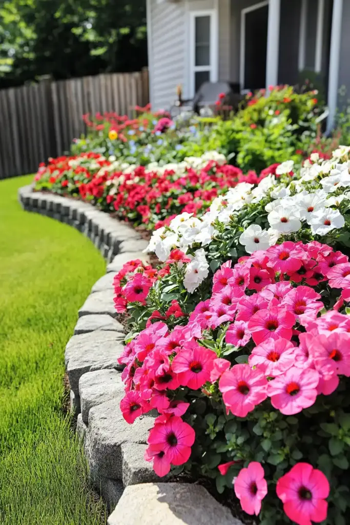 17+ Begonia Flower Bed Ideas 1. Curved Begonia Beds: Add Flow and Elegance to Your Garden