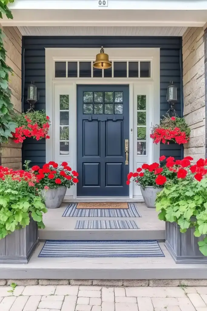 15 Summer Front Porch Decor Ideas To Refresh Your Home's Entrance 1. Nautical Retreat 1