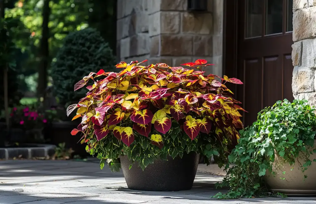 Thrilling Centerpieces With Large-Leafed Coleus