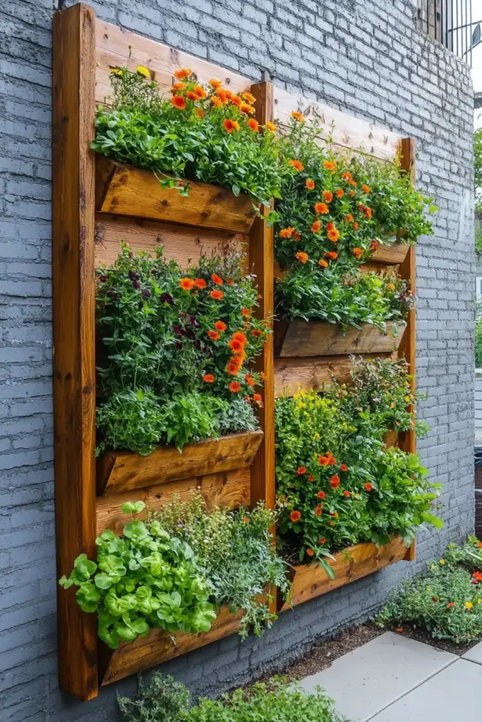 1. Vertical Planter Walls