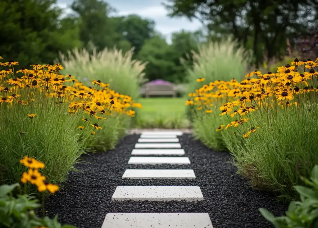 Pebbles and Plantings