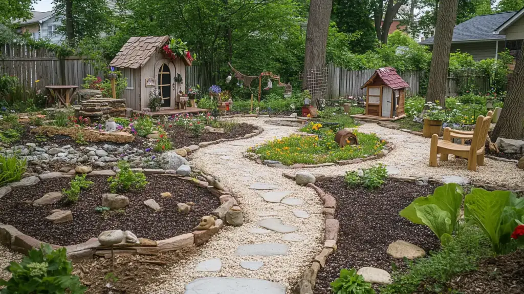10 Whimsical Backyard Fairy Garden Ideas for Kids & Dreamers 🌲 10. Backyard Sandbox Turned Fairy Forest