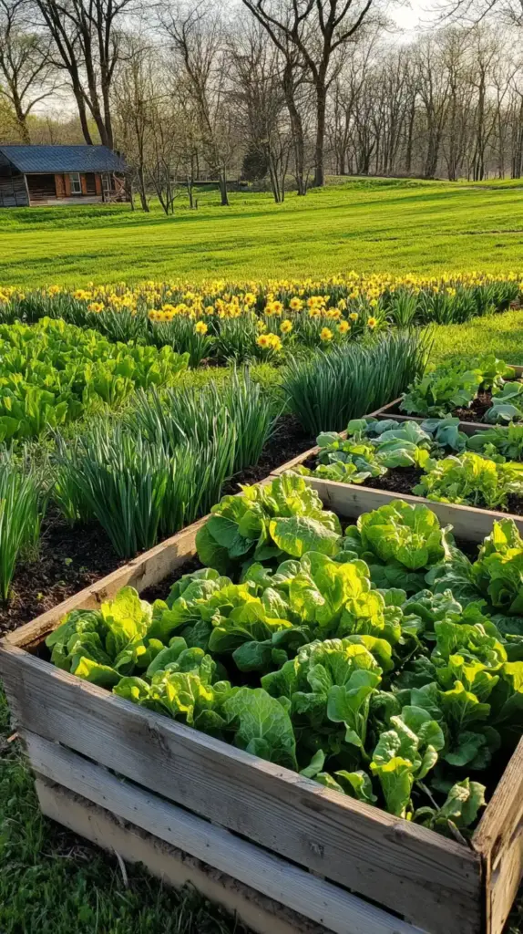 25 Backyard Flower Garden Ideas to Bring Whimsy and Color to Your Outdoor Space 10. Vegetable Patch with Floral Flair