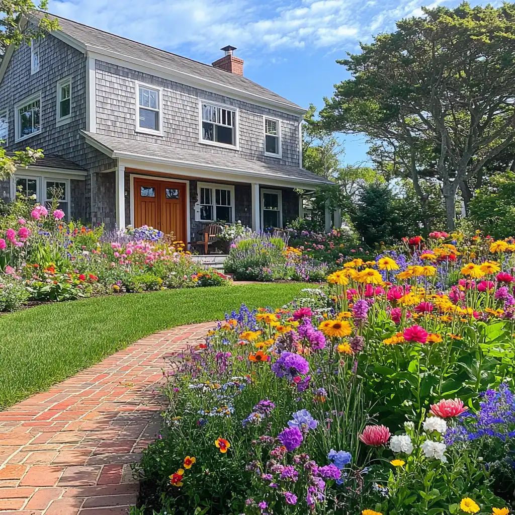 10. Edible Landscape Flower Bed