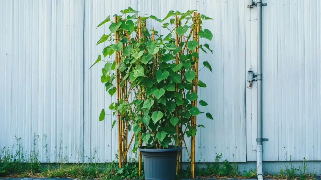 Explore 20 Cucumber Trellis Ideas for a Bountiful Harvest 10. Vertical Garden Trellis