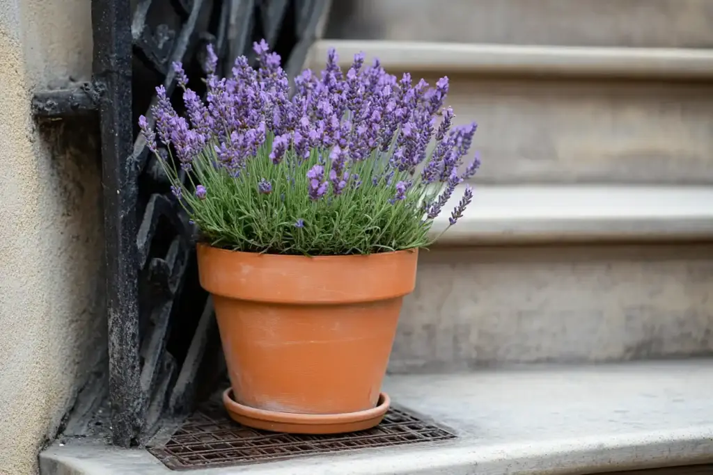 16 Great Low-Maintenance Outdoor Potted Plants English Lavender
