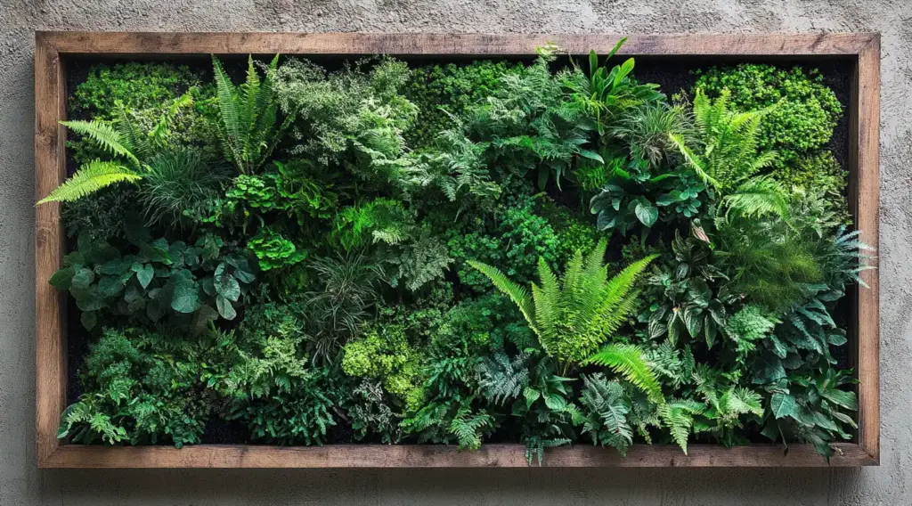 12 Elegant Front Porch Fern Ideas for a Fresh Look 11 Vertical Wall Planter with Ferns