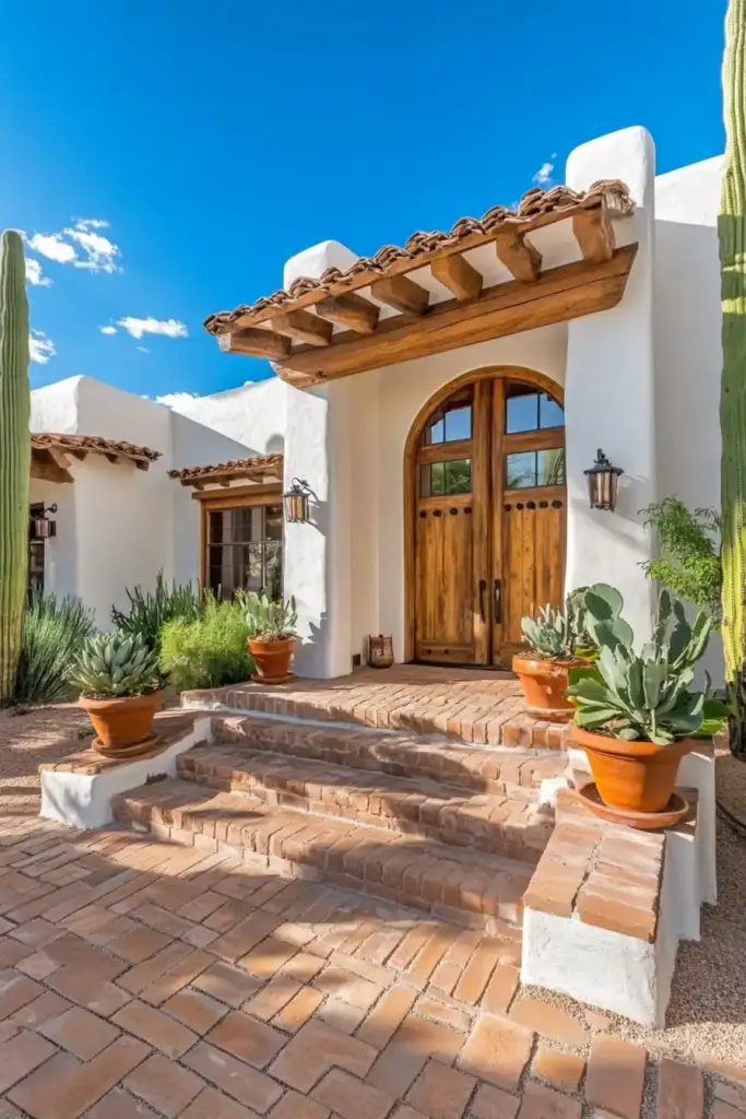 15 Summer Front Porch Decor Ideas To Refresh Your Home's Entrance Southwestern Serenity