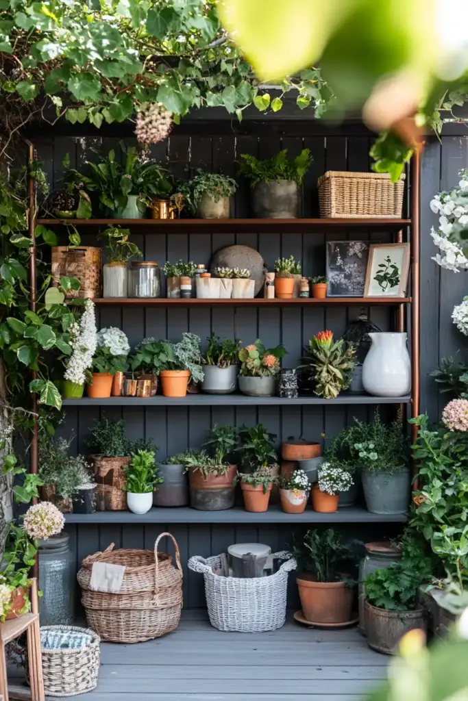 12. Outdoor Shelving Units