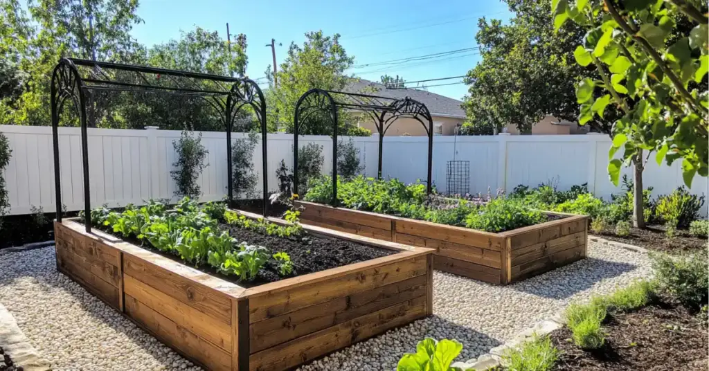 40 Backyard Vegetable Garden Ideas for Homegrown Goodness 13. Fairy-Tale Garden with a Mini Shed