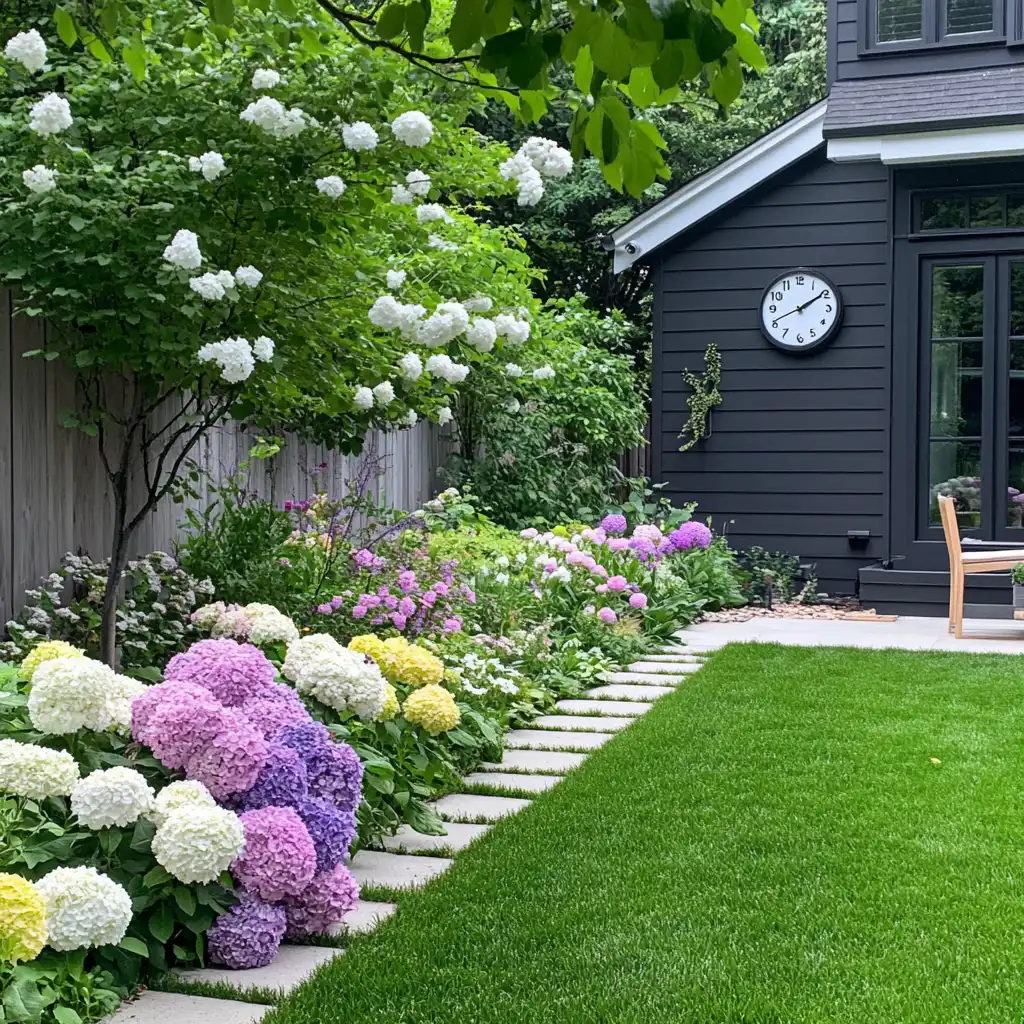 18 Gorgeous Big Flower Gardens for Eye-Catching Outdoor Displays 13. Define Borders to Organize and Frame Your Garden
