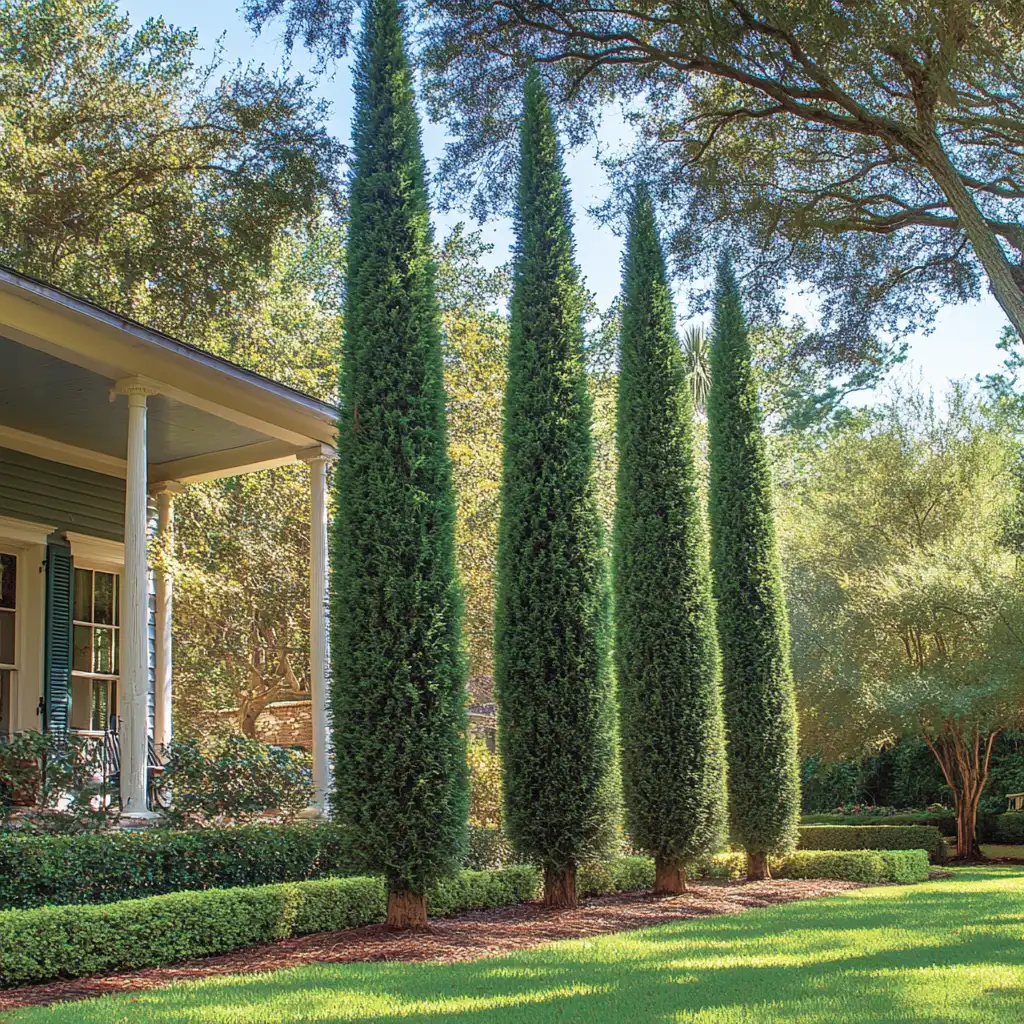 15 Fast-Growing Privacy Trees to Plant Along Fence Lines 13. Italian Cypress