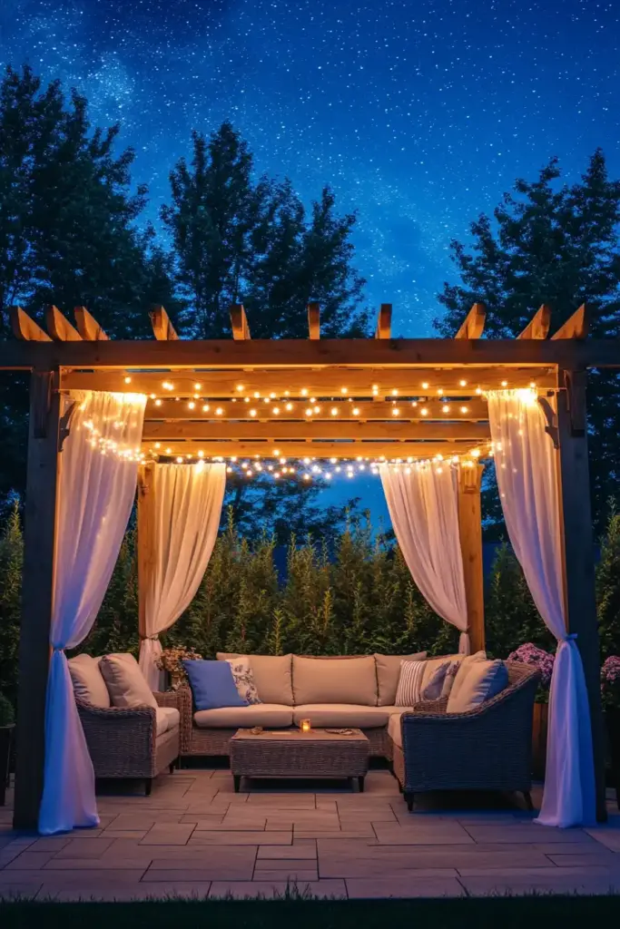 Starry Night Pergola Upgrade