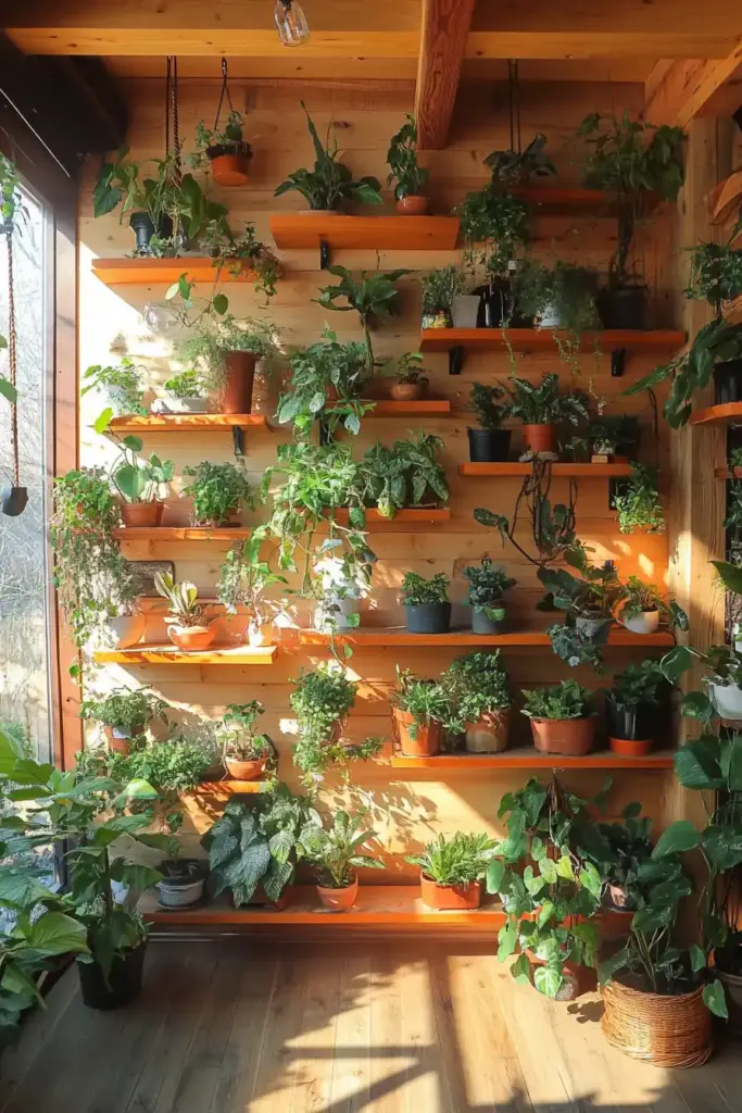 Stylish Plant Shelves