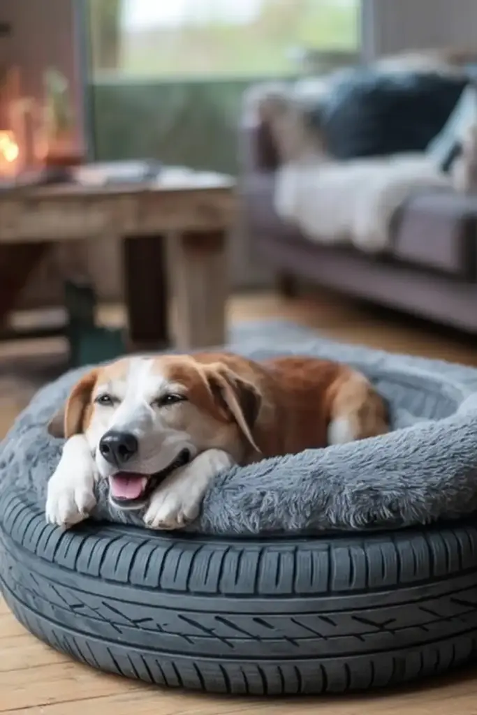 Tire Dog Bed