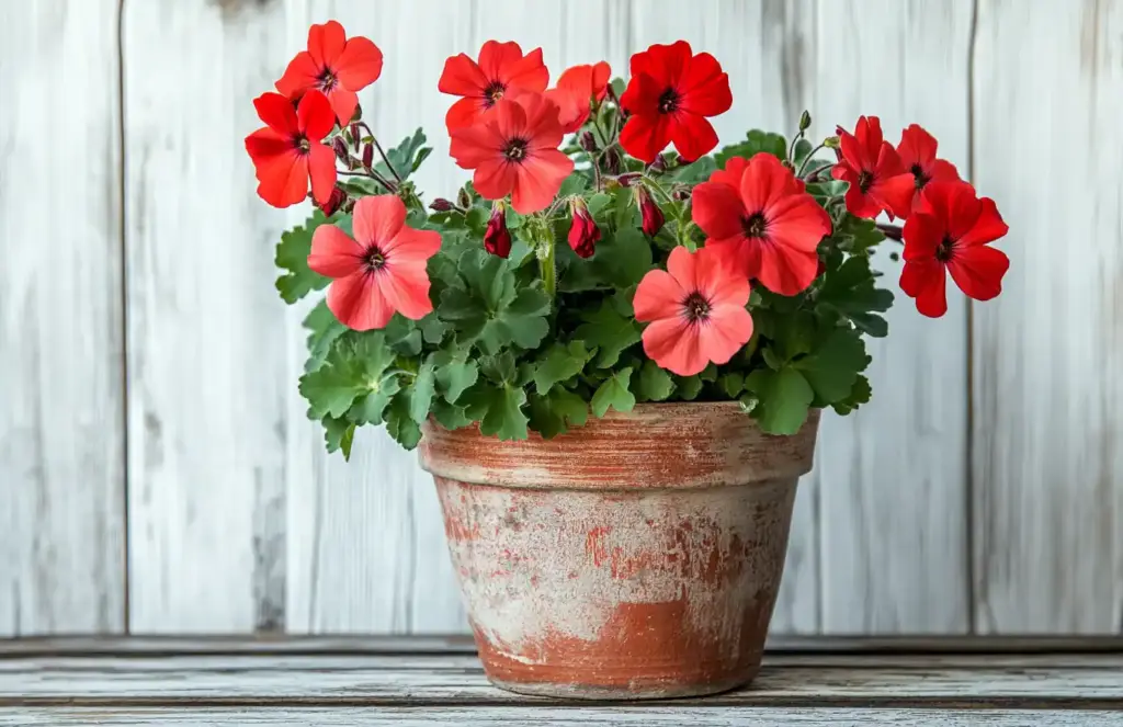 16 Great Low-Maintenance Outdoor Potted Plants Geraniums
