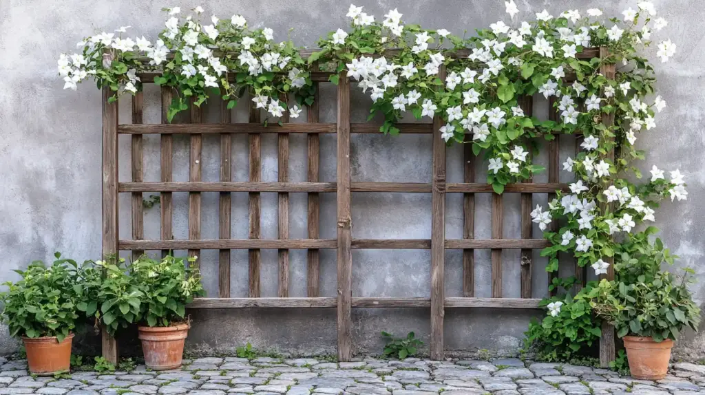 Reclaimed Wood Trellis