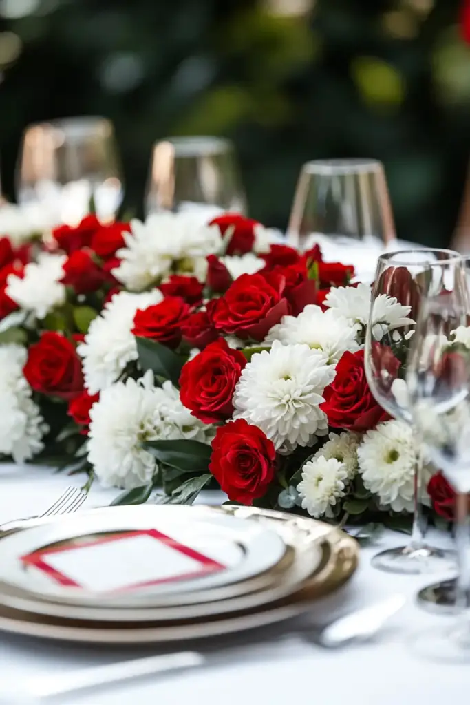 5 Memorial Day Party Decor Ideas for a Patriotic Summer Vibe 14. Decorate with Seasonal Blooms