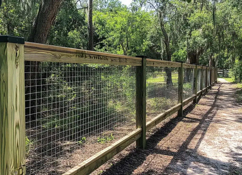 14. Cattle Panel Fence