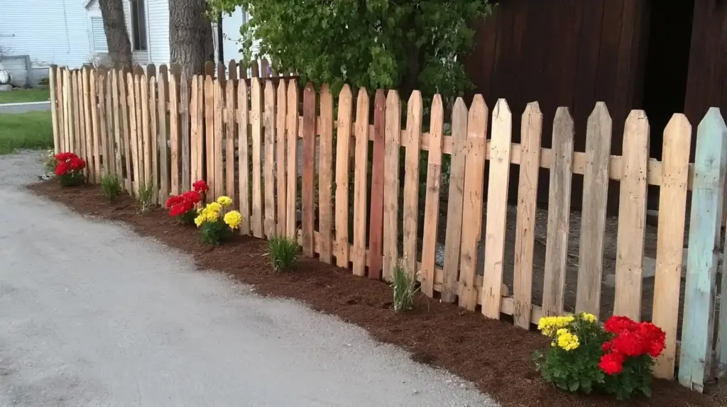 15. 12 Pallet Fence Styles