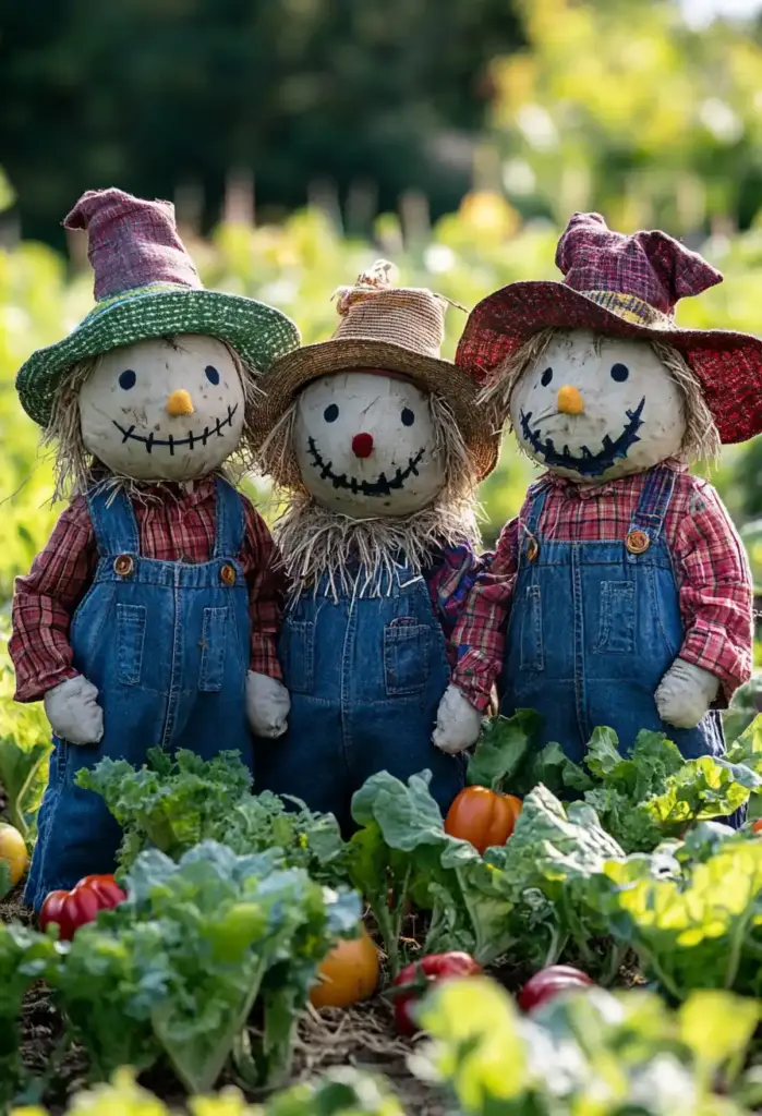 29 Whimsical Garden Ideas for a Dreamy Backyard 16. Storybook Scarecrows