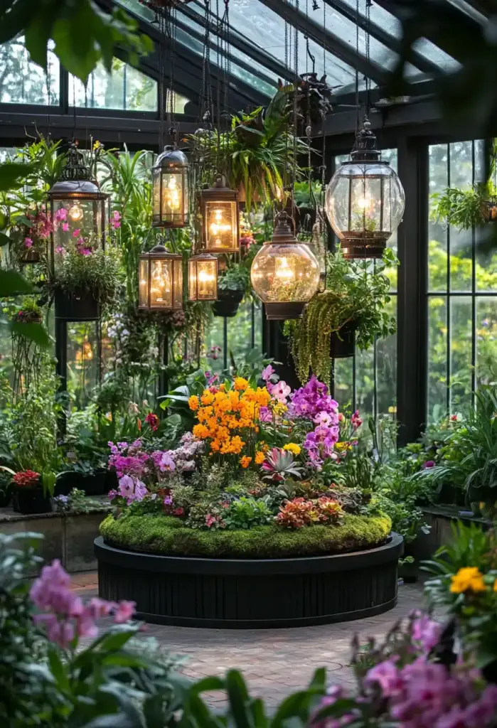 29 Whimsical Garden Ideas for a Dreamy Backyard 18. Crystal Hanging Gardens