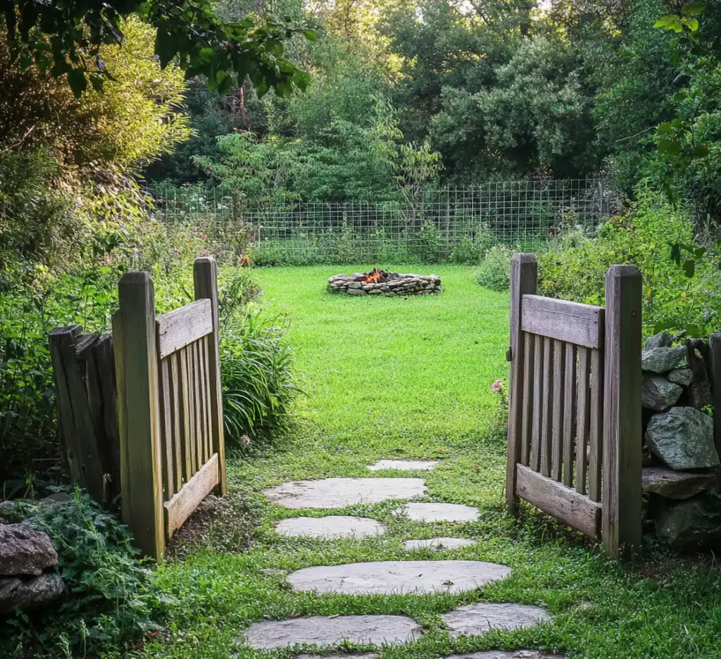 19. Chicken Wire Garden Fence