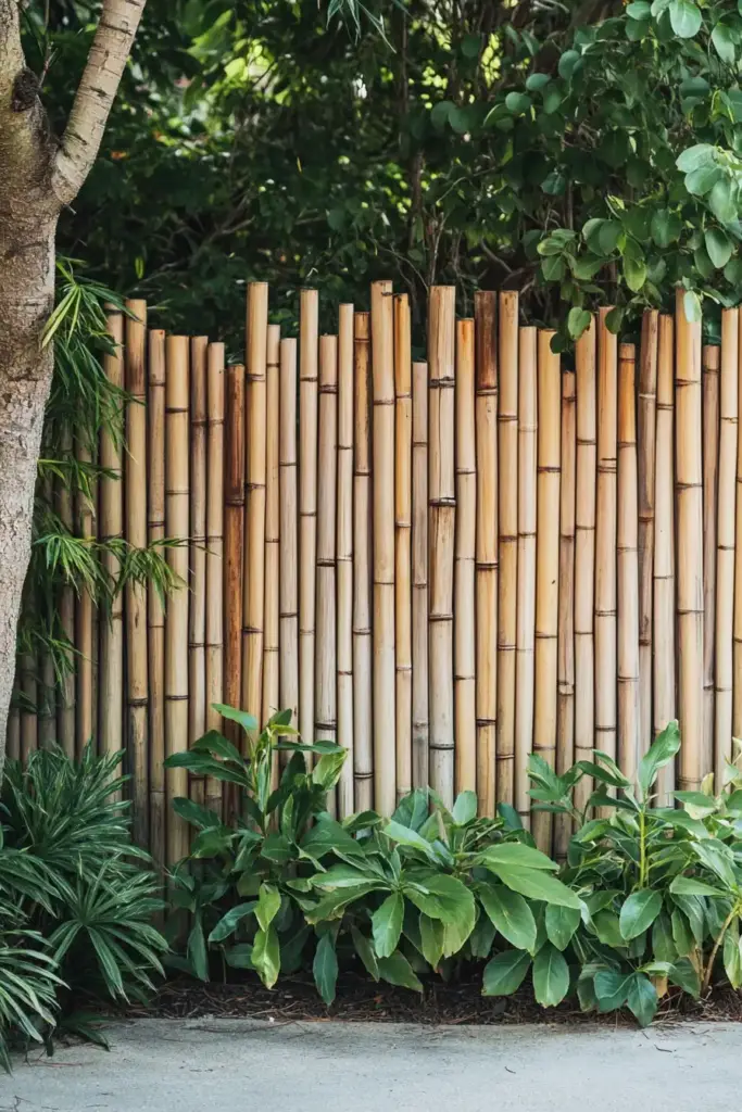 2. Bamboo Screens