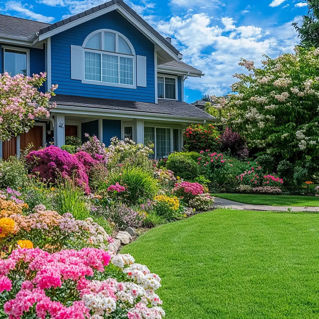 🌻 2. Cottage Garden Style Flower Bed
