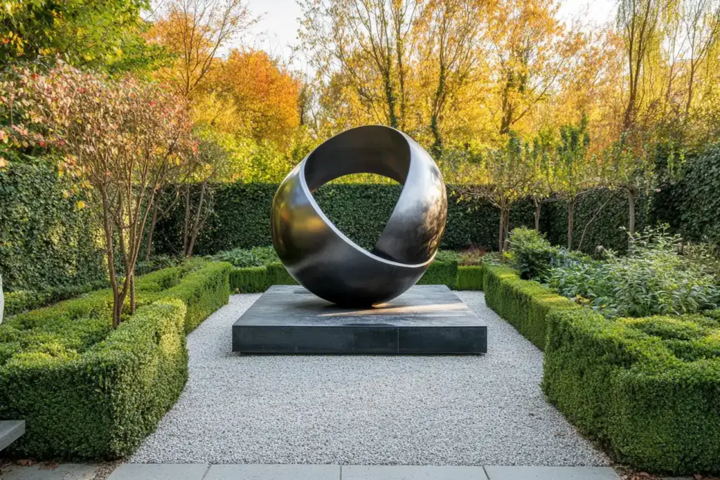 2. Make a Statement with Sculptural Art