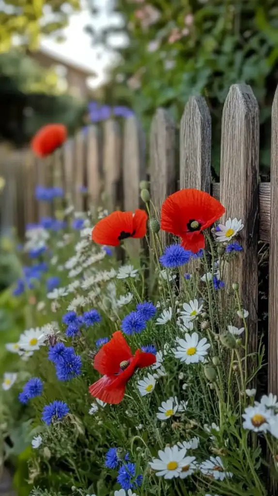 25 Backyard Flower Garden Ideas to Bring Whimsy and Color to Your Outdoor Space 2. Wildflower Meadow-Inspired Retreat