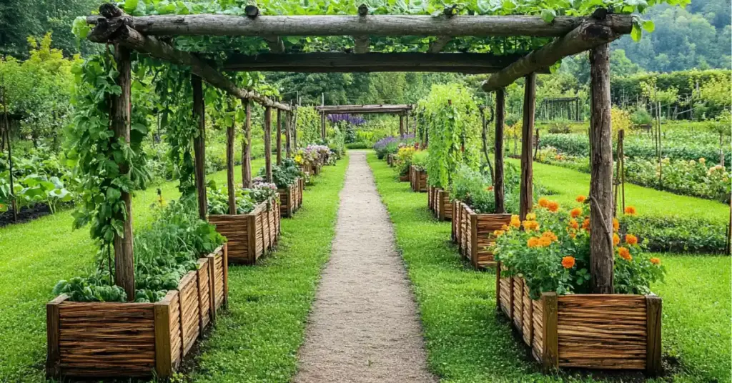 40 Backyard Vegetable Garden Ideas for Homegrown Goodness 20. Backyard Veggie Festival