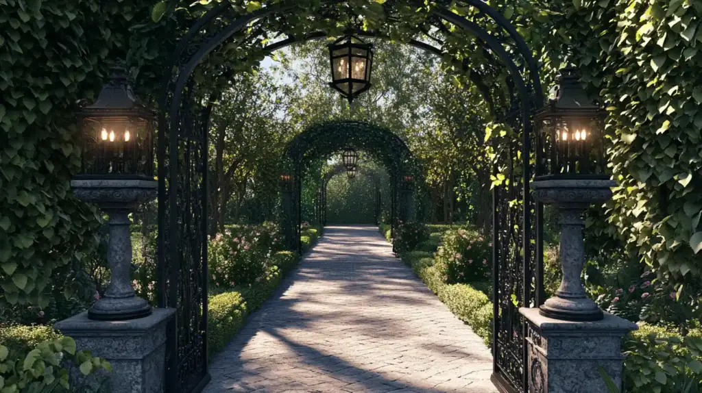 Wrought Iron Arch