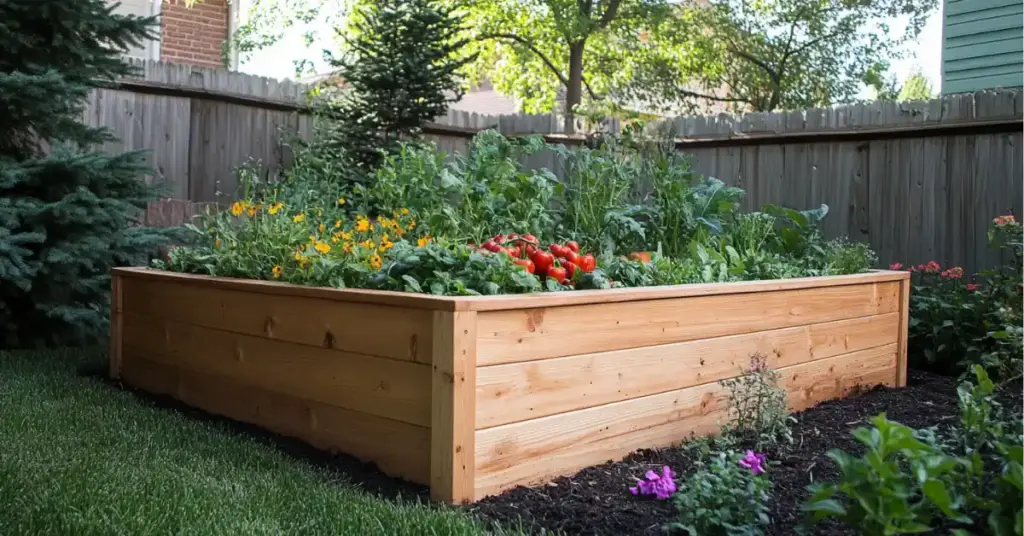 40 Backyard Vegetable Garden Ideas for Homegrown Goodness 23. Tomato and Pepper Power Bed