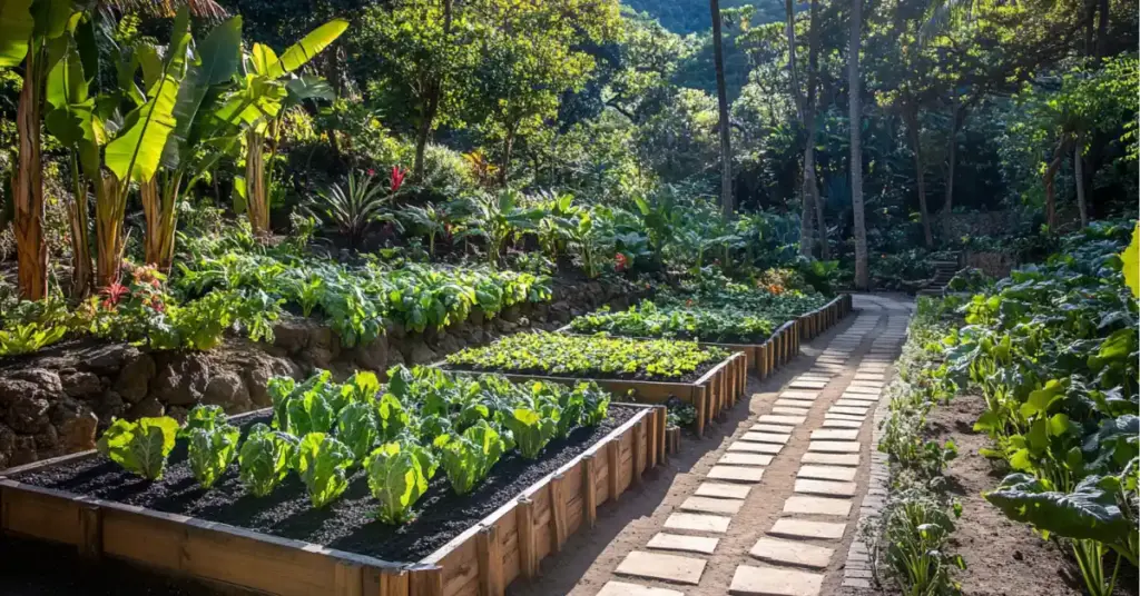 40 Backyard Vegetable Garden Ideas for Homegrown Goodness 27. Plant Paradise: Raised Beds With Personality
