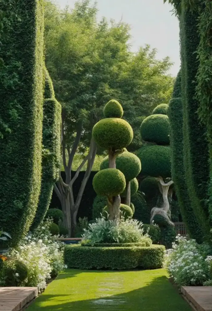 29 Whimsical Garden Ideas for a Dreamy Backyard 28. Topiary Sculptures