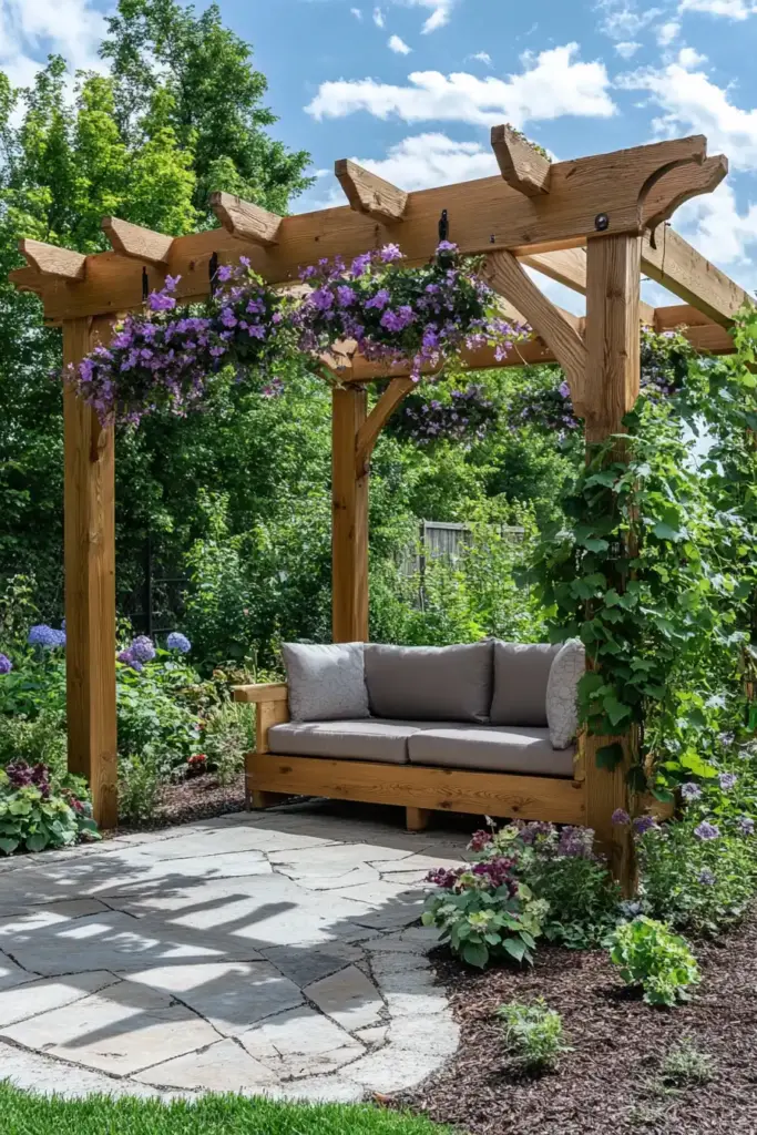 23 Affordable Backyard Renovation Ideas 3. Pergola or Gazebo