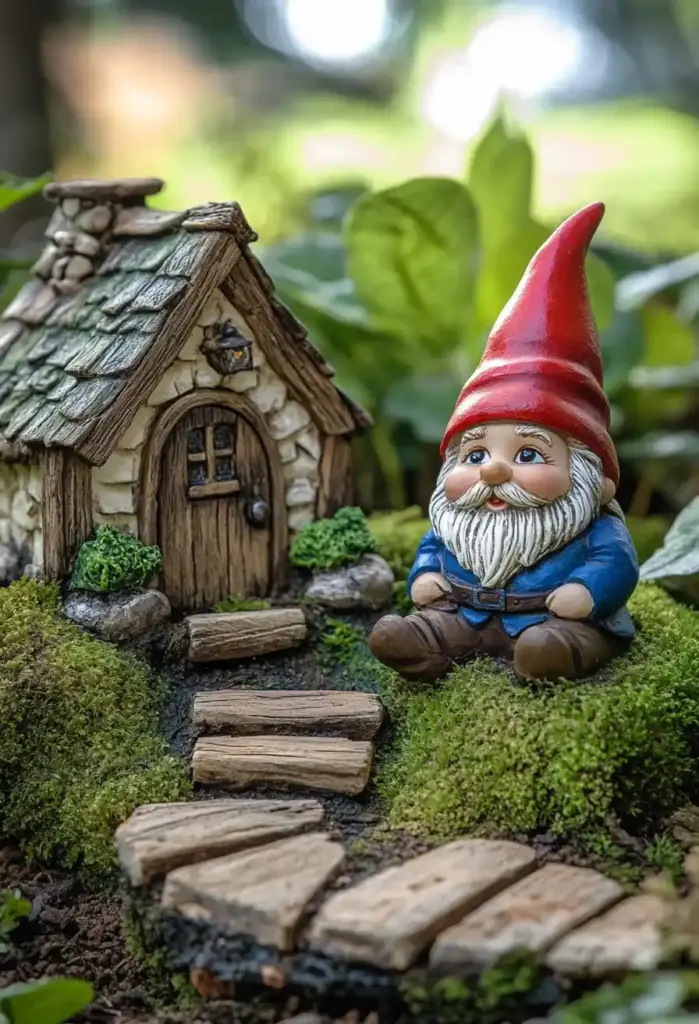 29 Whimsical Garden Ideas for a Dreamy Backyard 3. Gnome Villages Nestled in Greenery