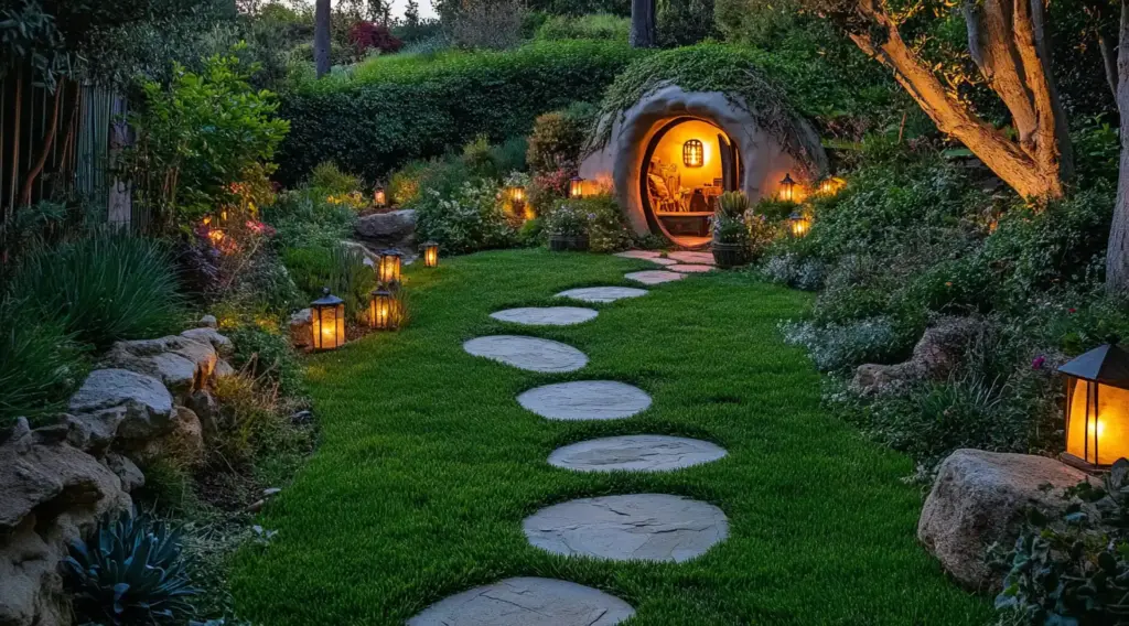 Giant Fairy Garden from Landscaping Rocks